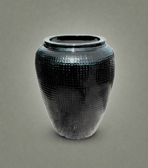 Dimple Jar - High Quality Atlantis and Ceramic Vietnam 4042BL - Acacia Garden Center