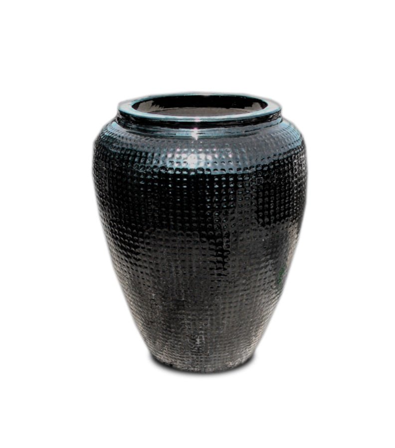 Dimple Jar - High Quality Atlantis and Ceramic Vietnam 4042BL - Acacia Garden Center