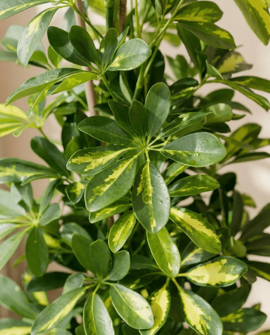 Dwarf Umbrella Tree – Gold Capella (Schefflera arboricola ‘Gold Capella’) | Floor Plant, 0.9–1.2 m - Acacia Garden Center