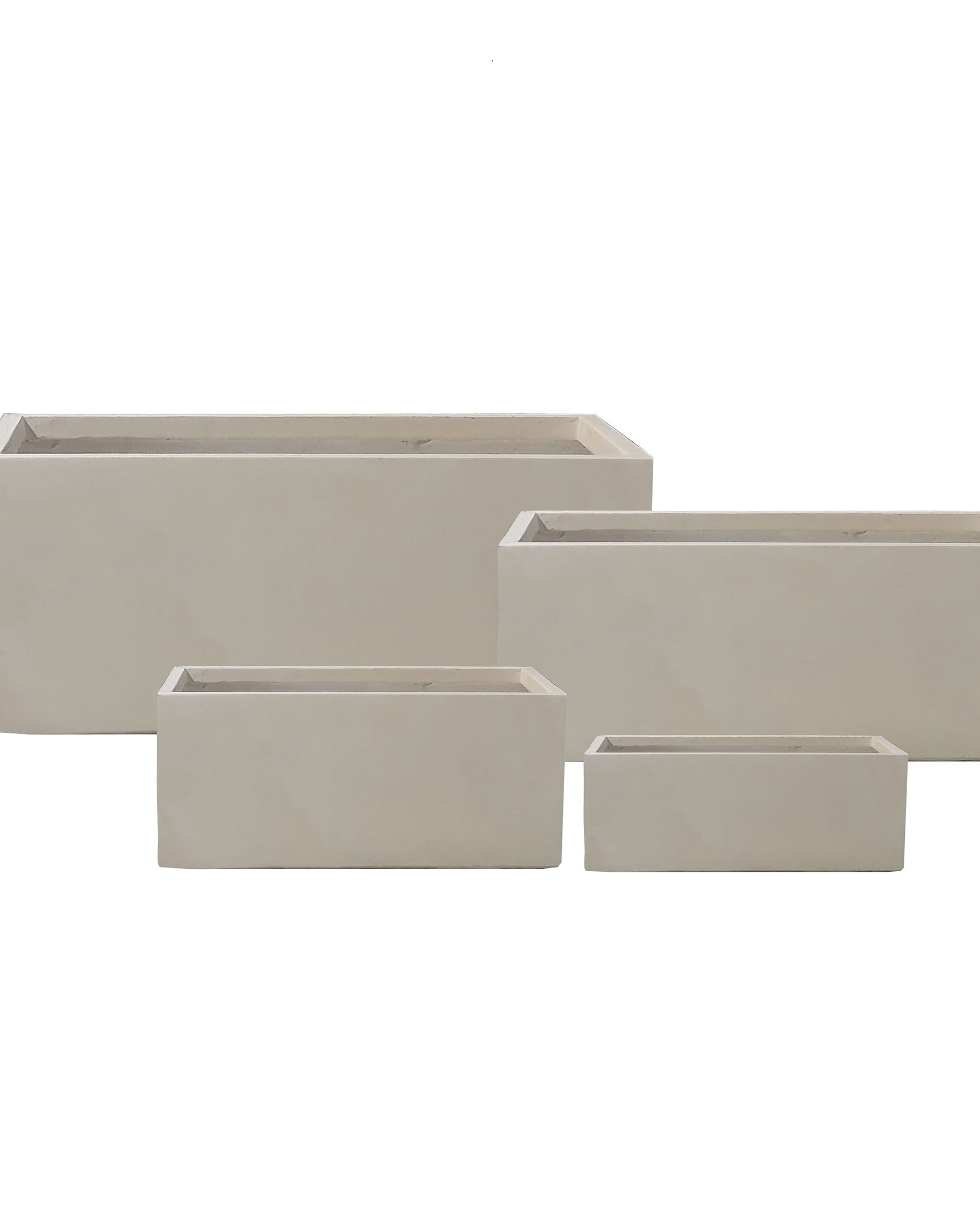 Fiber Clay Pot Rectangular - (DW158110) - Acacia Garden Center