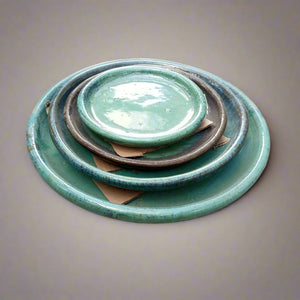 Fiber Clay Round Saucer - Acacia Garden Center