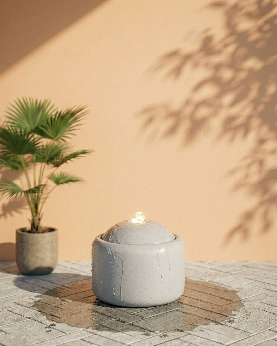 Fiberclay Polyresin Fountains DW259055 - Lightweight, Heat - Tolerant - Acacia Garden Center