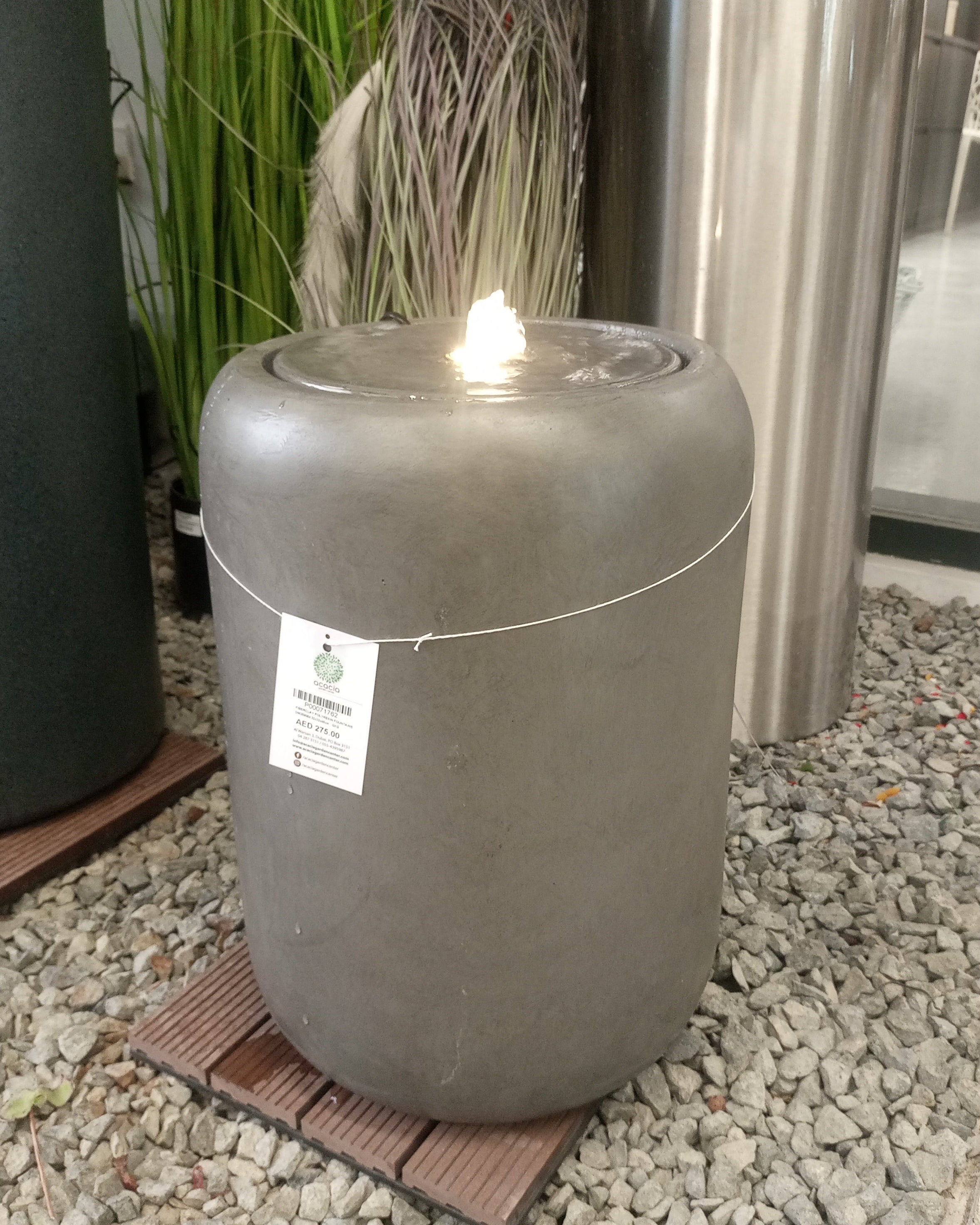 Fiberclay Polyresin Fountains DW259064 - Lightweight, Heat - Tolerant - Acacia Garden Center