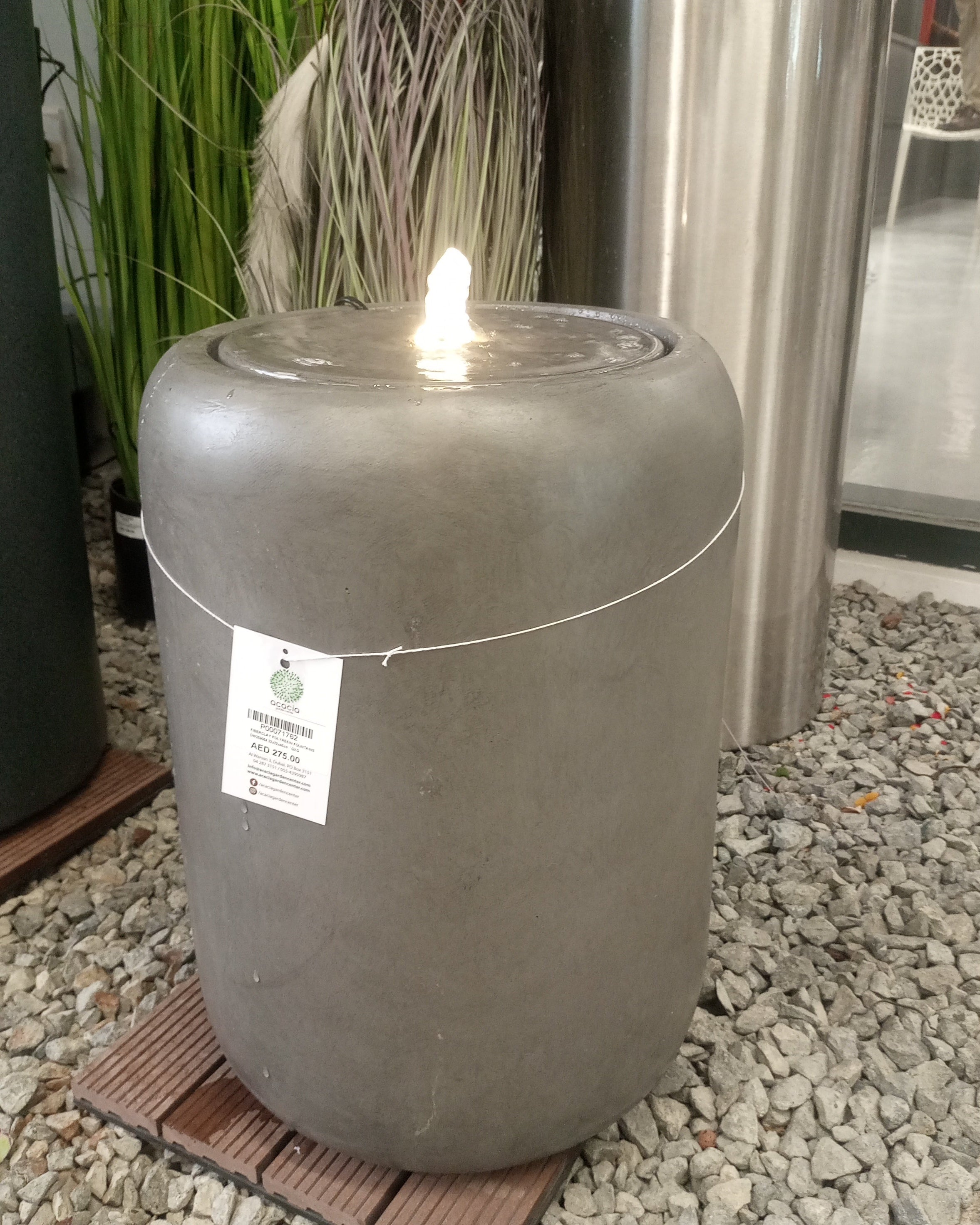 Fiberclay Polyresin Fountains DW259064 - Lightweight, Heat - Tolerant - Acacia Garden Center