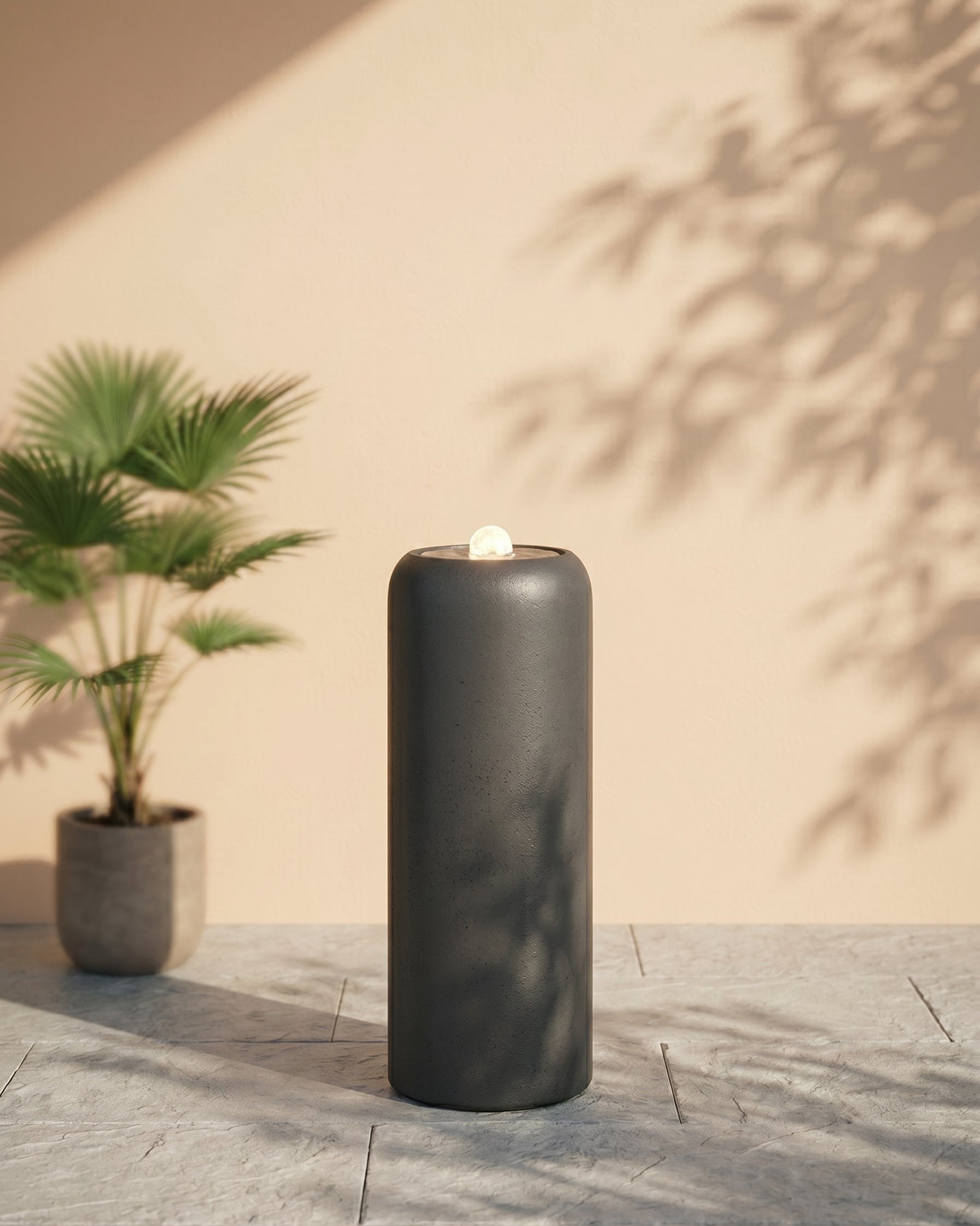 Fiberclay Polyresin Fountains DW259066 | 36x36x90cm (Heat Tolerant) - Acacia Garden Center