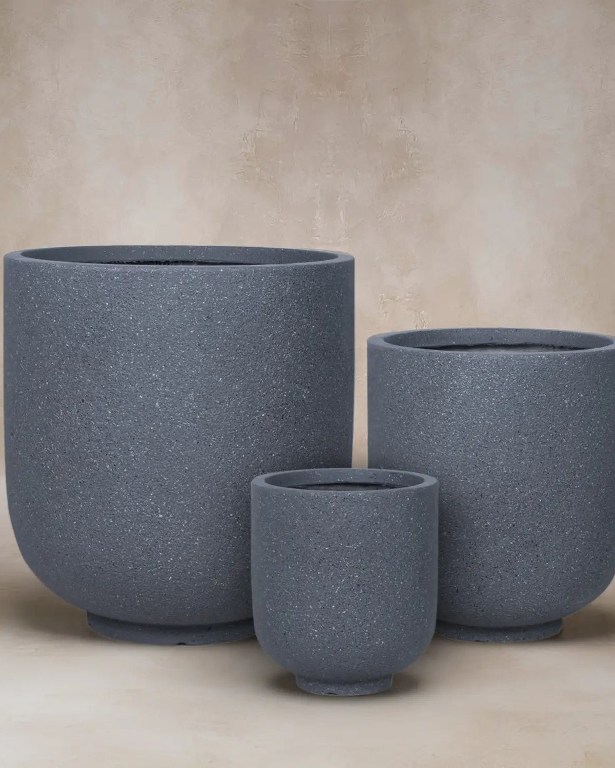 Fiberclay Pot Rough Texture | DW161208 - Acacia Garden Center