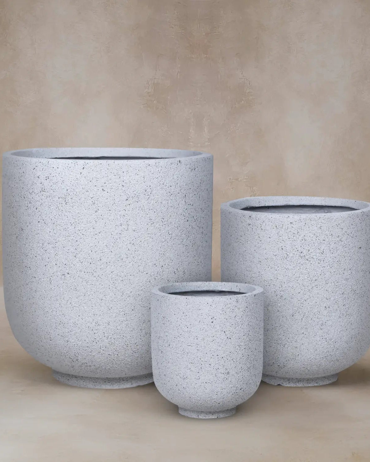 Fiberclay Pot Rough Texture | DW161208 - Acacia Garden Center