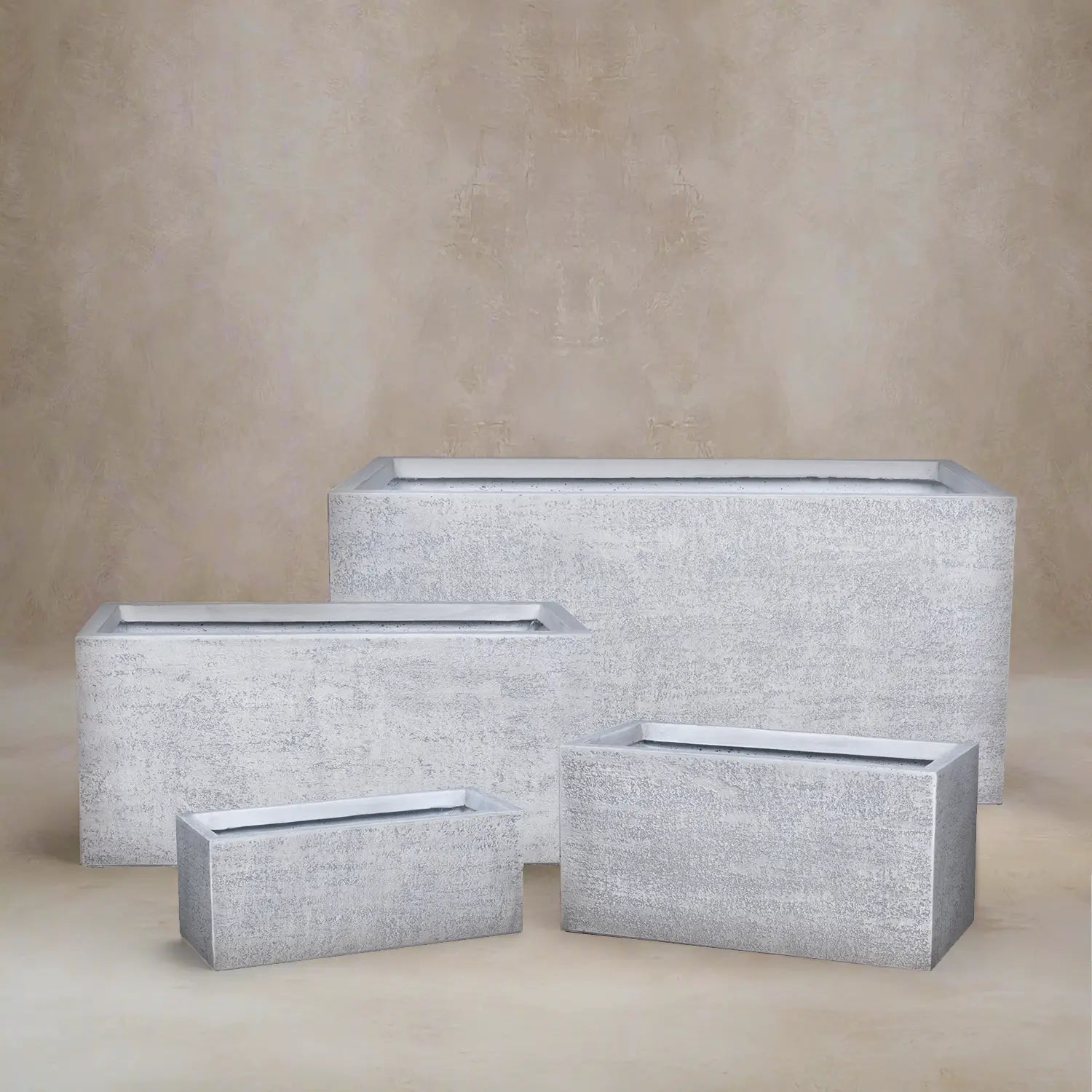 Fiberclay Rectangular DW222646 Pot - Lightweight, Heat - Tolerant - Acacia Garden Center