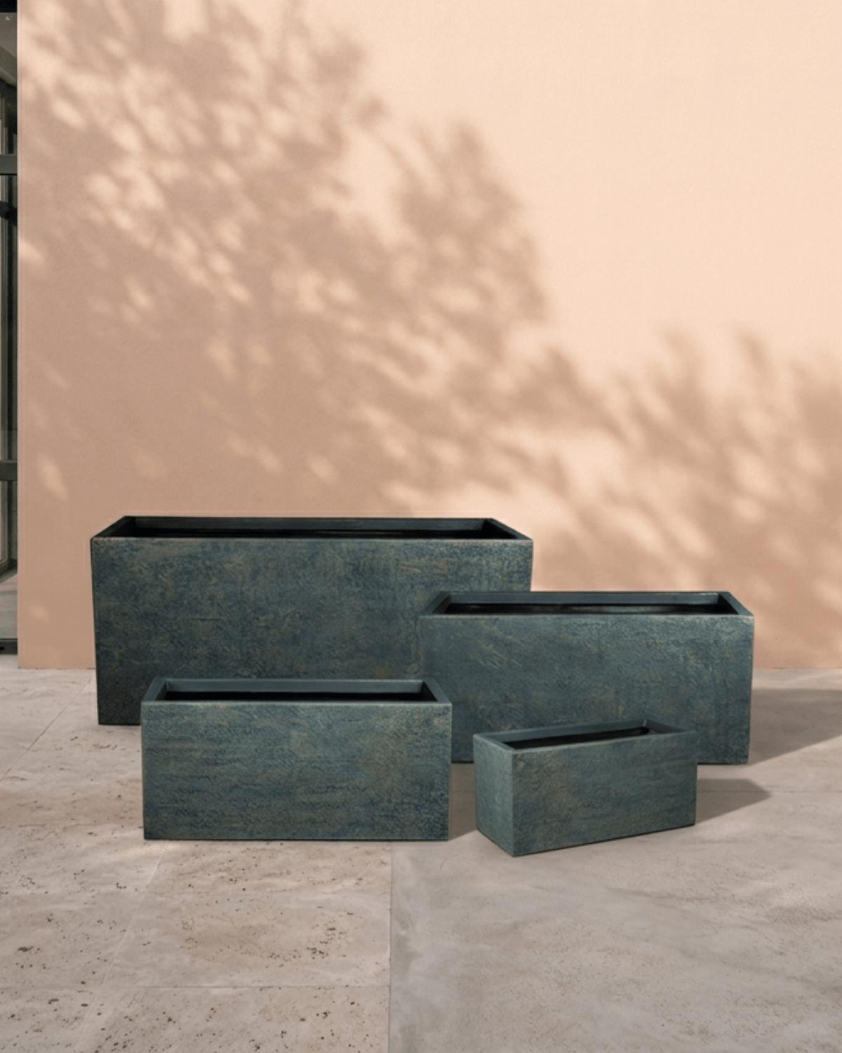 Fiberclay Rectangular DW222646 Pot - Lightweight, Heat - Tolerant - Acacia Garden Center