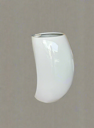 Fiberglass Planter, HP 1061, Shiny White - Acacia Garden Center