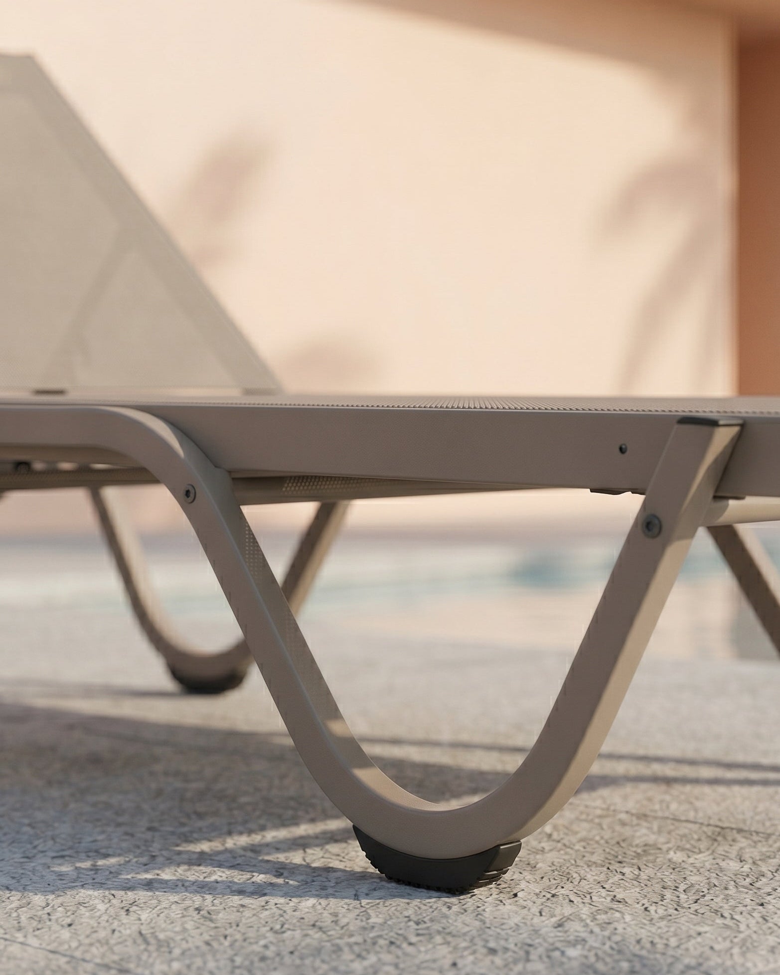 Gala Sunbed Cappuccino Taupe (Terazzi) | Adjustable Lounger - Acacia Garden Center