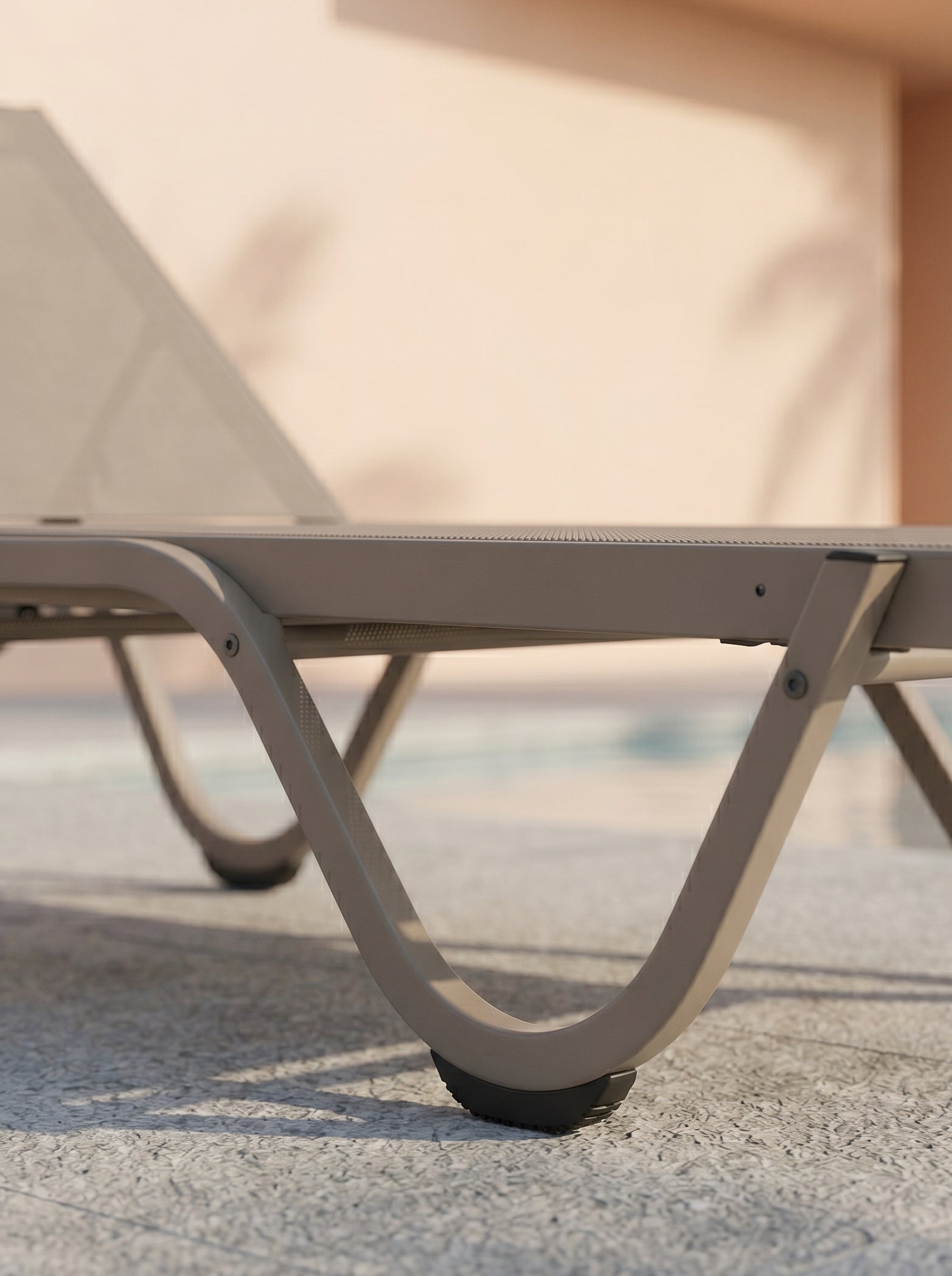 Gala Sunbed Cappuccino Taupe (Terazzi) | Adjustable Lounger - Acacia Garden Center