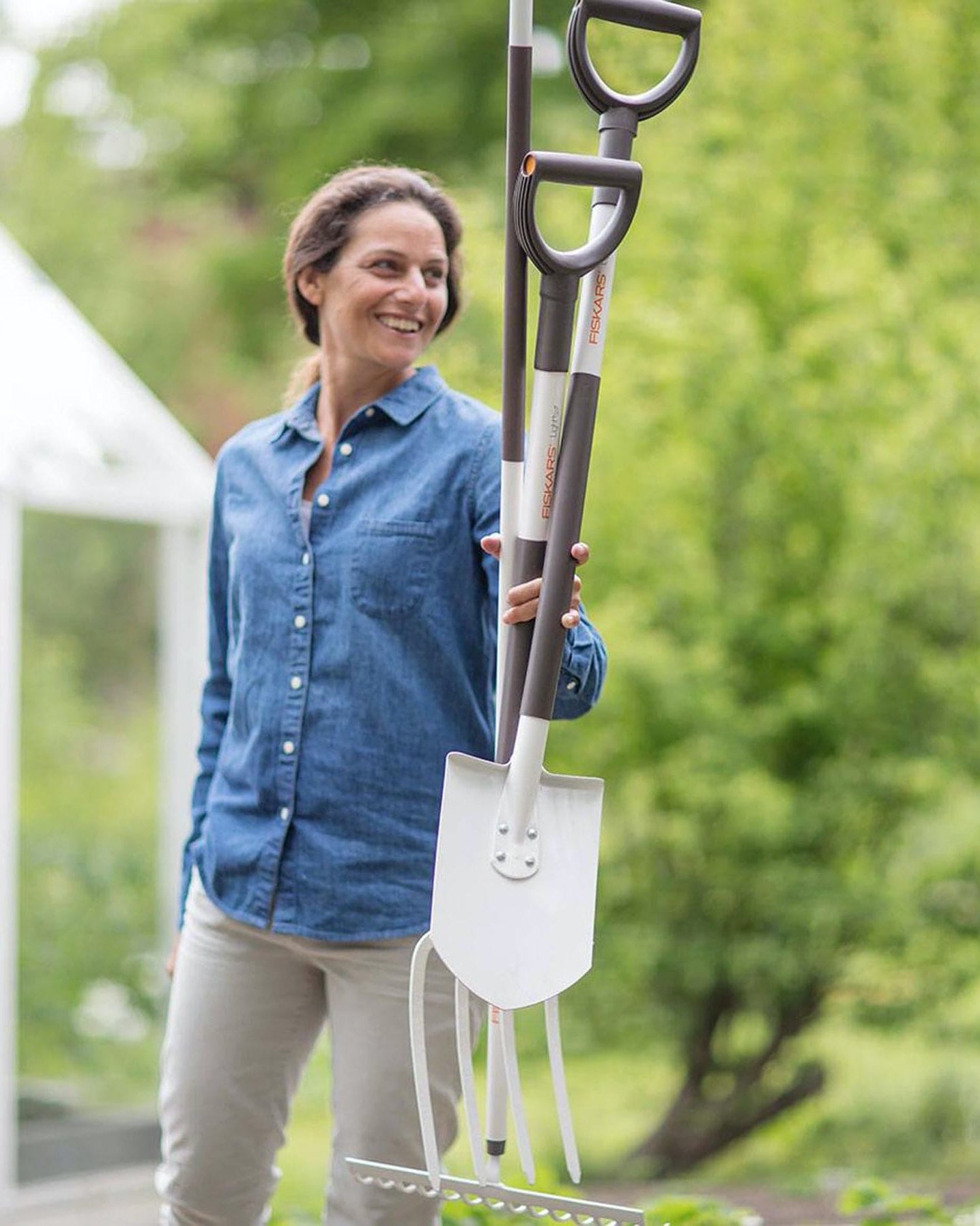 Garden Light Digging Fork - (133420) - Acacia Garden Center