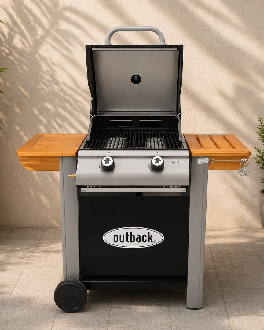 Gas BBQ Grills Outback Spectrum 2 Burner - Acacia Garden Center