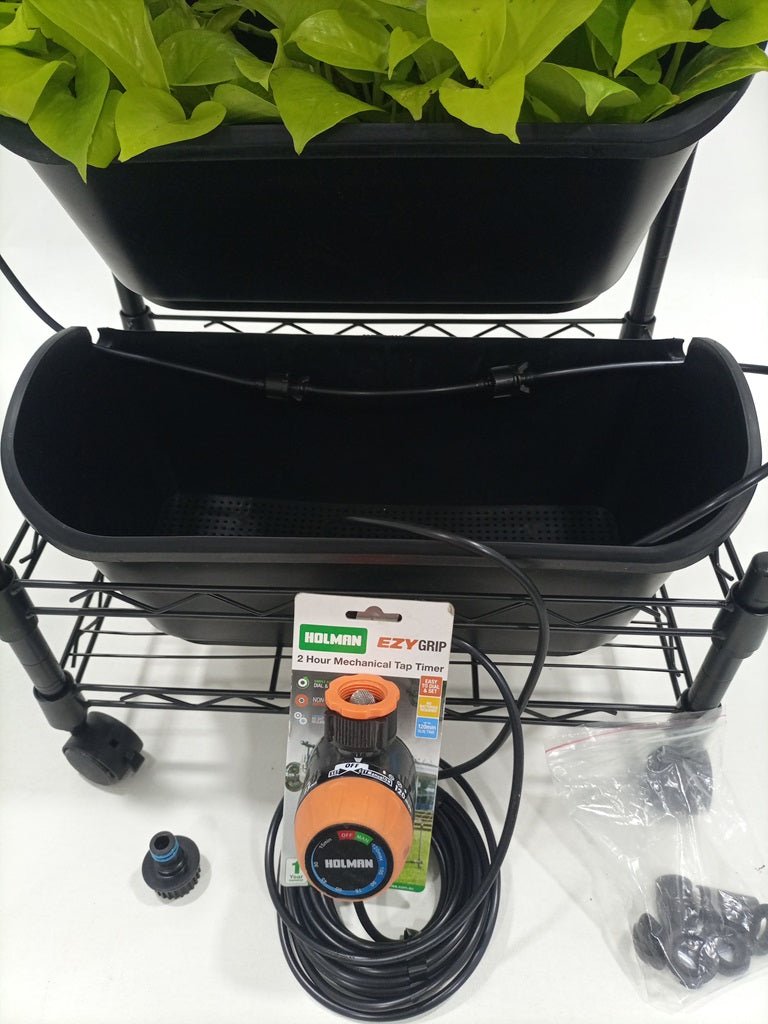 Greenwall Plant Box with Wheels - Acacia Garden Center