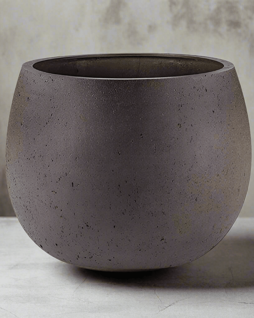 Grigio Balloon Bowl Rusty Iron - Concrete - Acacia Garden Center