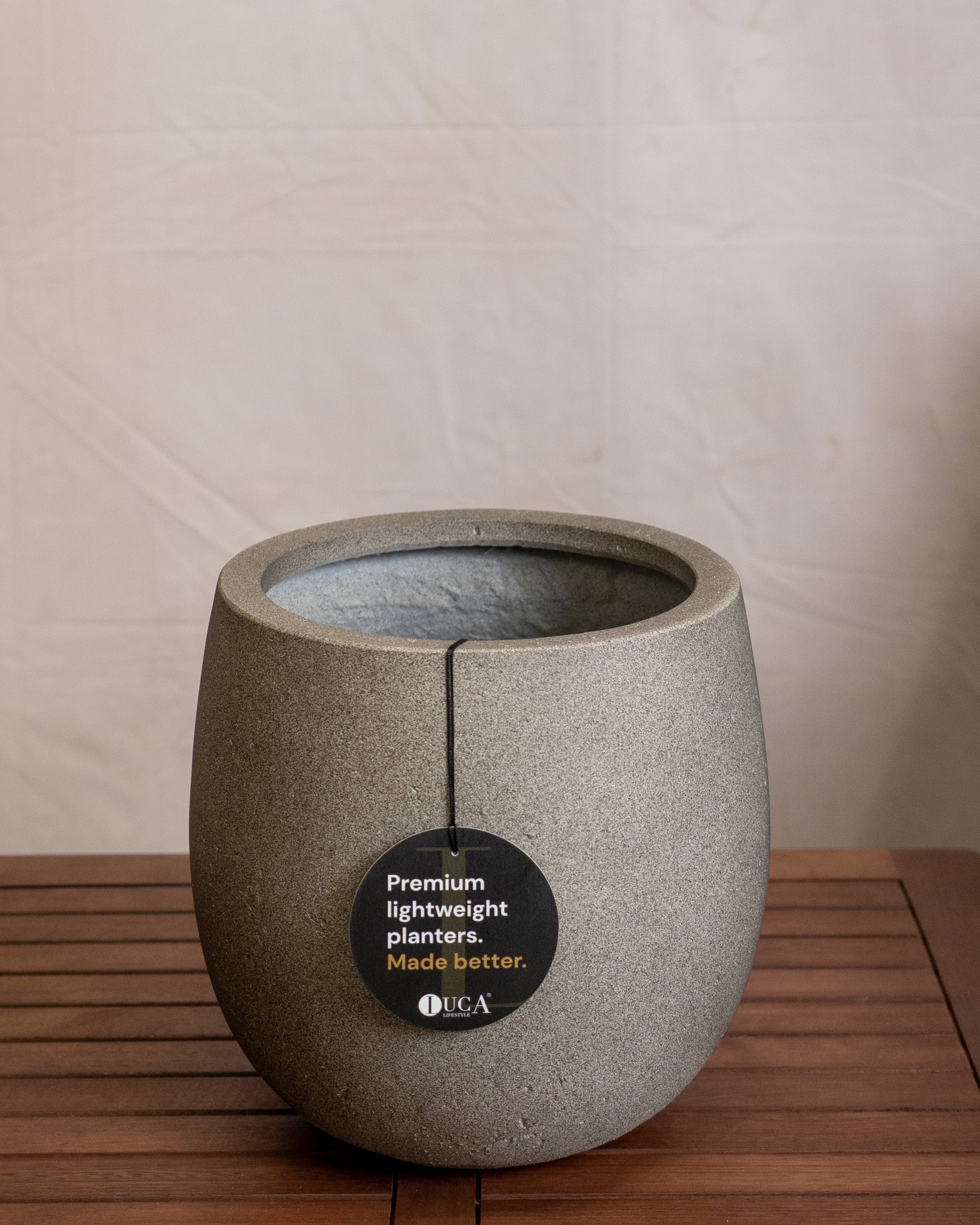 Grigio Balloon Pot | Spherical Planter - Acacia Garden Center