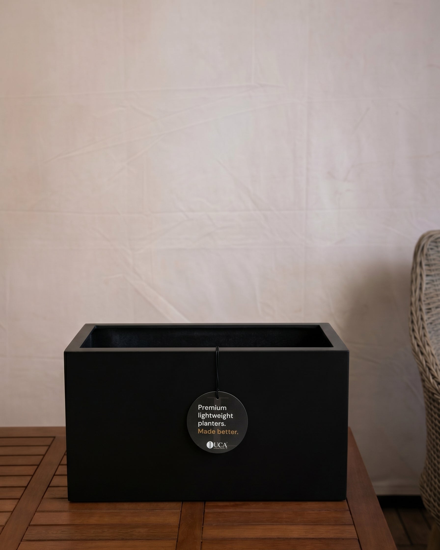 Grigio Box Planter | Rectangular Trough - Acacia Garden Center