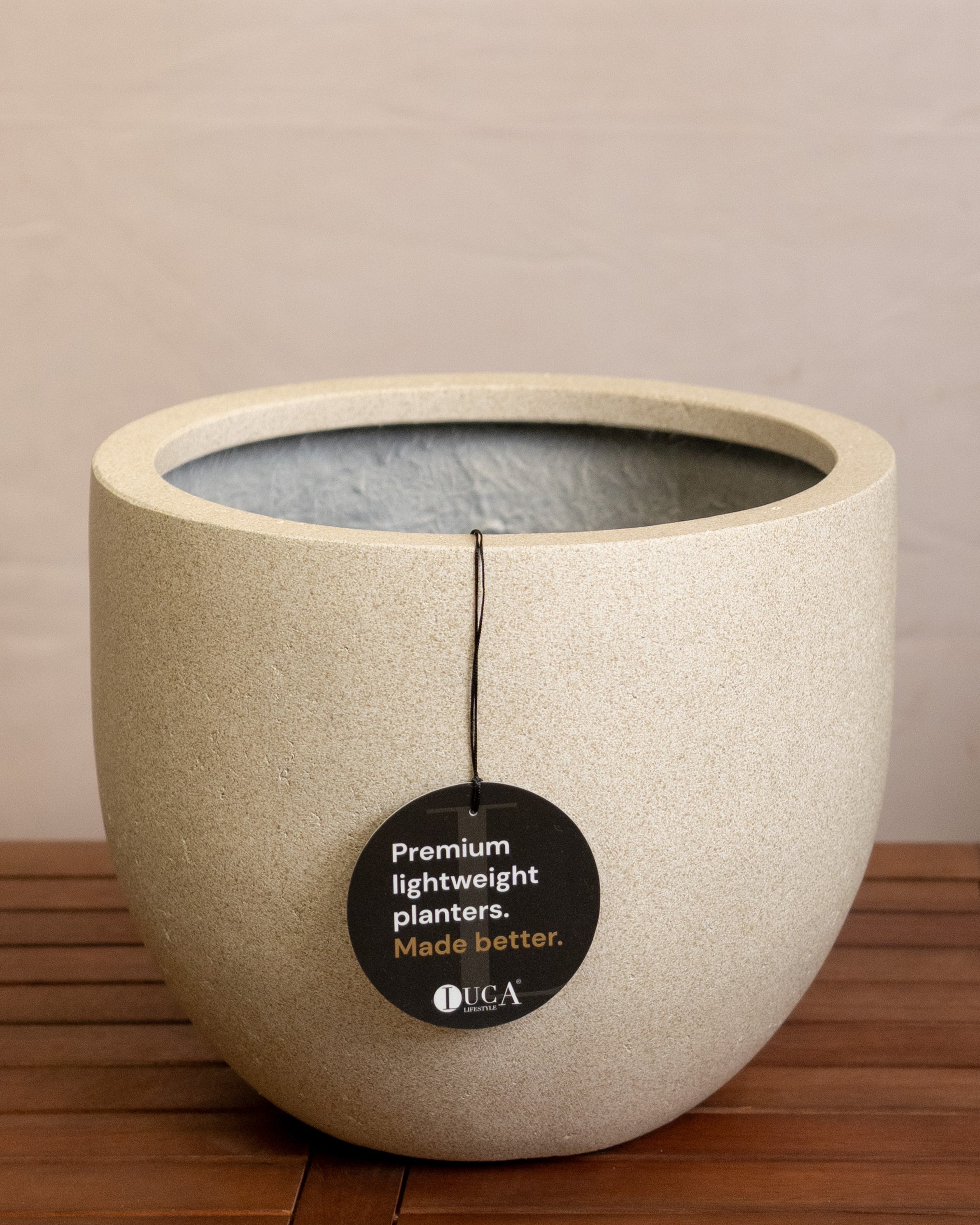 Grigio New Egg Pot | Classic Egg Planter - Acacia Garden Center