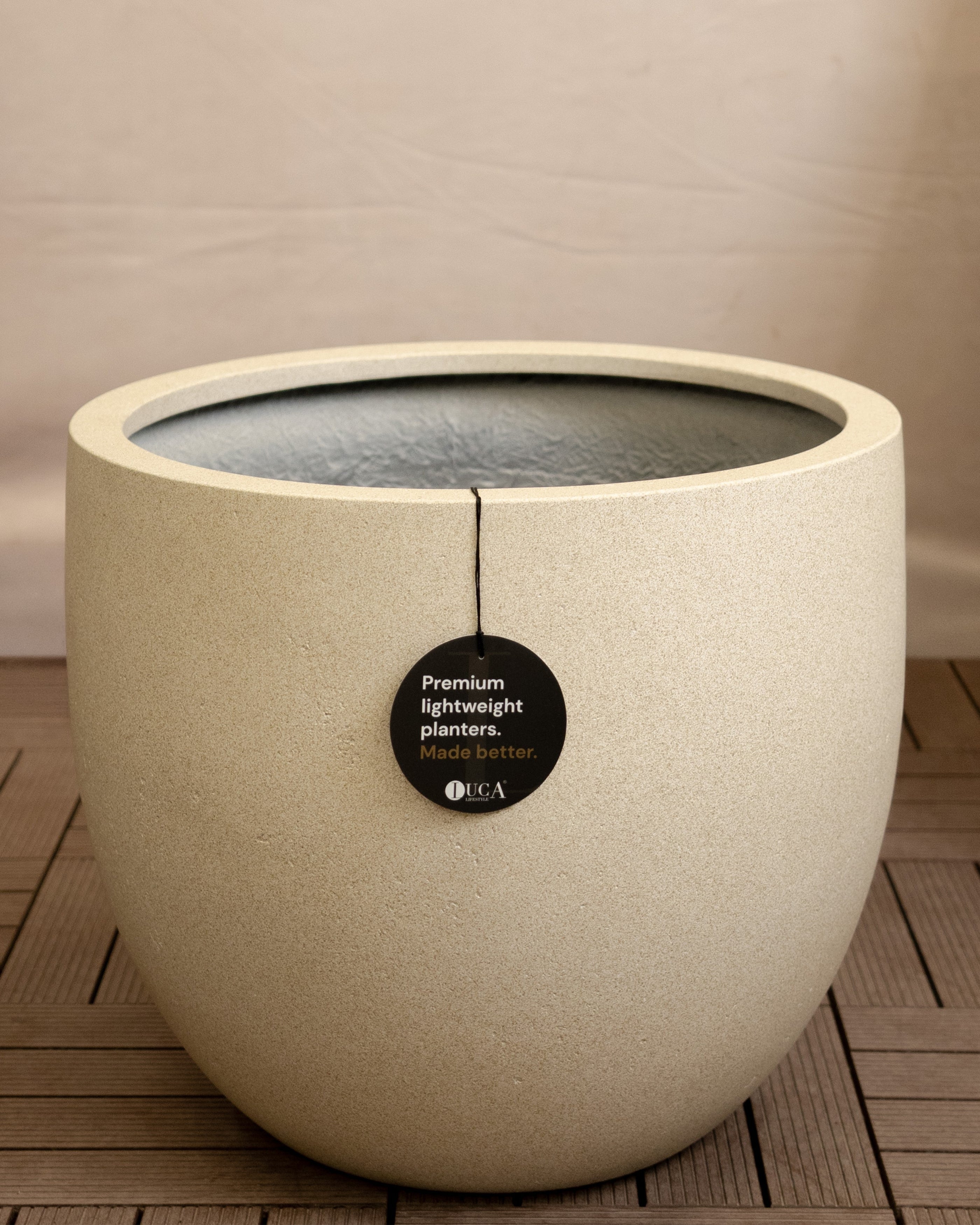Grigio New Egg Pot | Classic Egg Planter - Acacia Garden Center