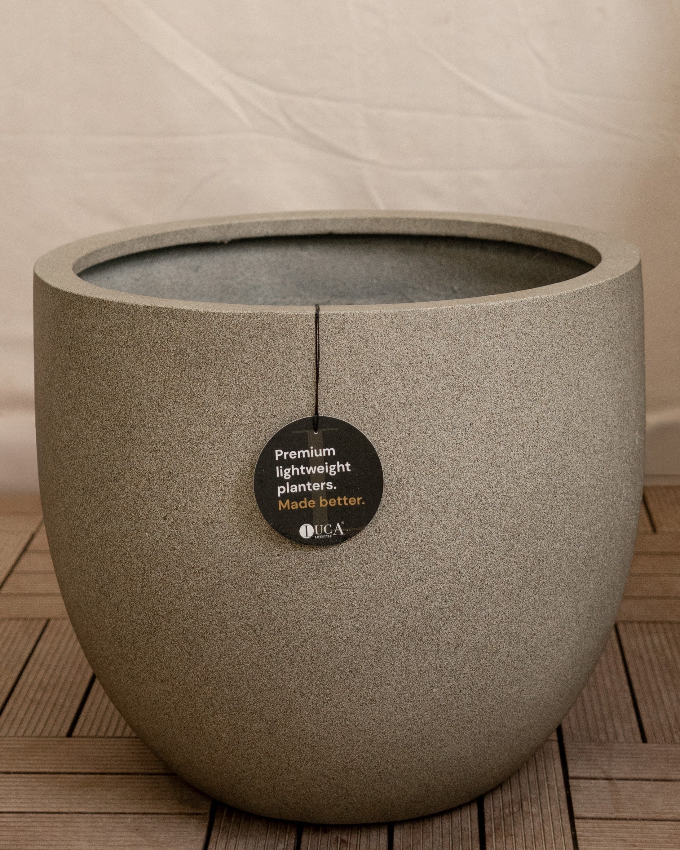 Grigio New Egg Pot | Classic Egg Planter - Acacia Garden Center