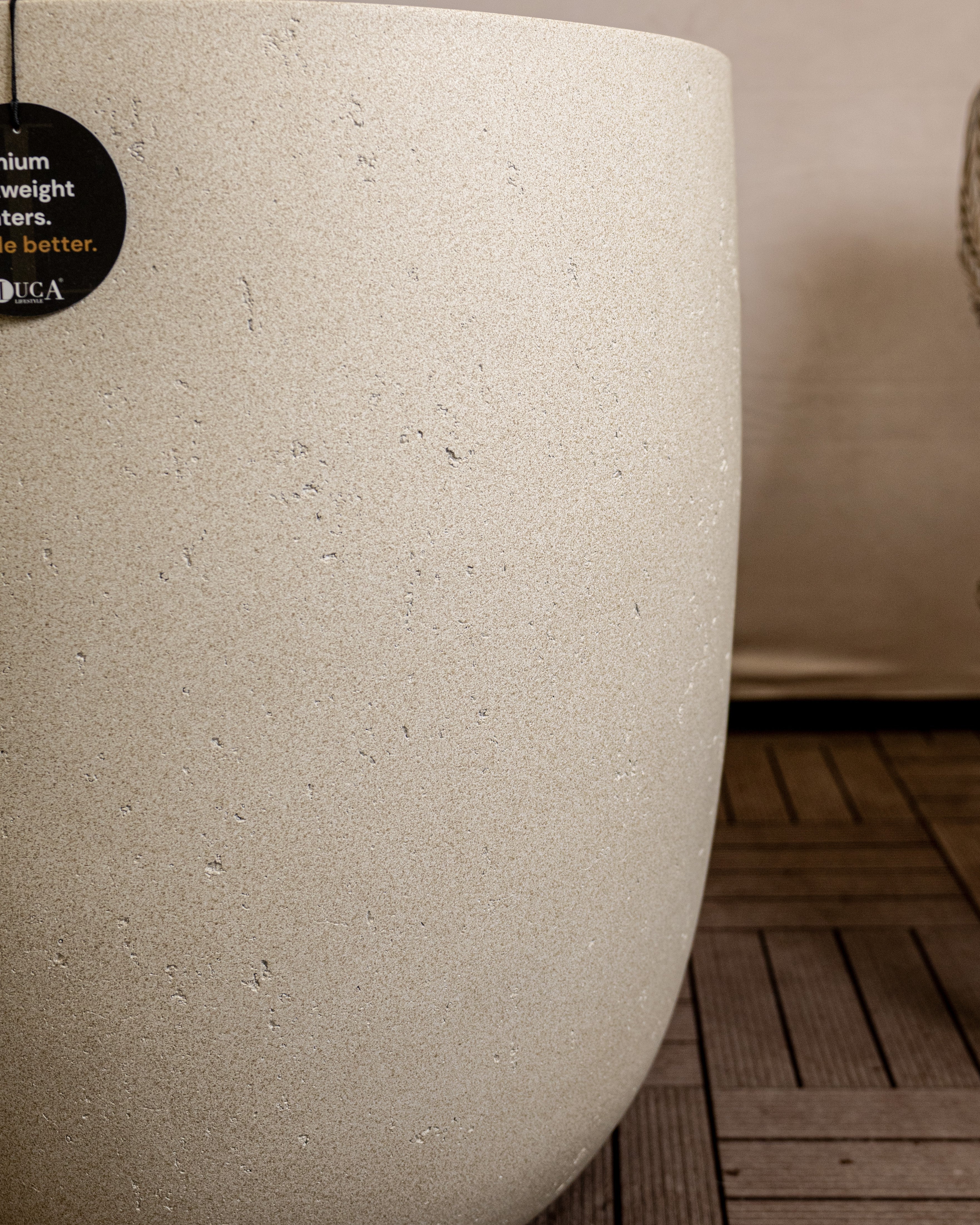 Grigio Tall Egg Pot | Premium Planter, Dia. 30–88 cm - Acacia Garden Center