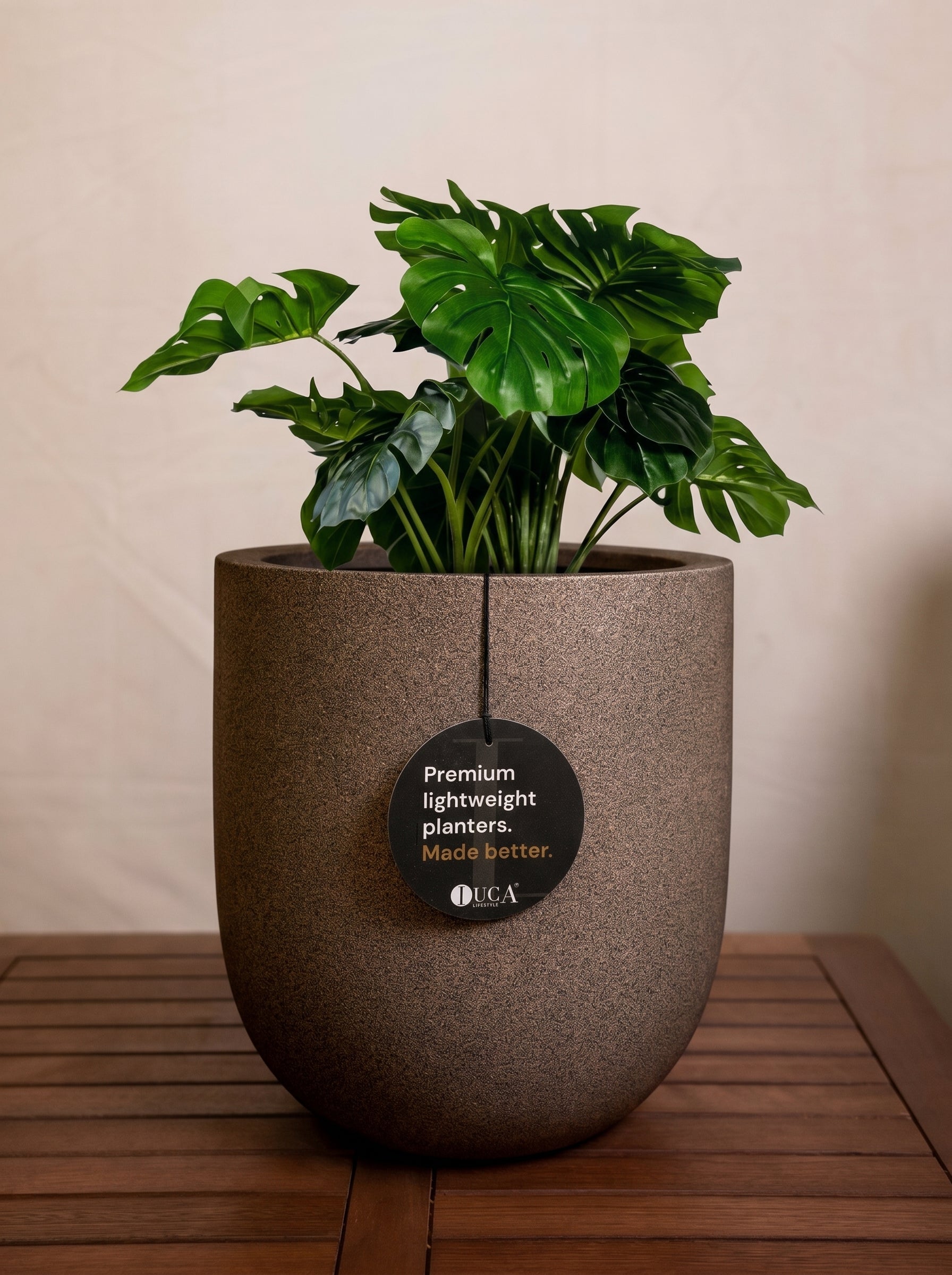 Grigio Tall Egg Pot | Premium Planter, Dia. 30–88 cm - Acacia Garden Center