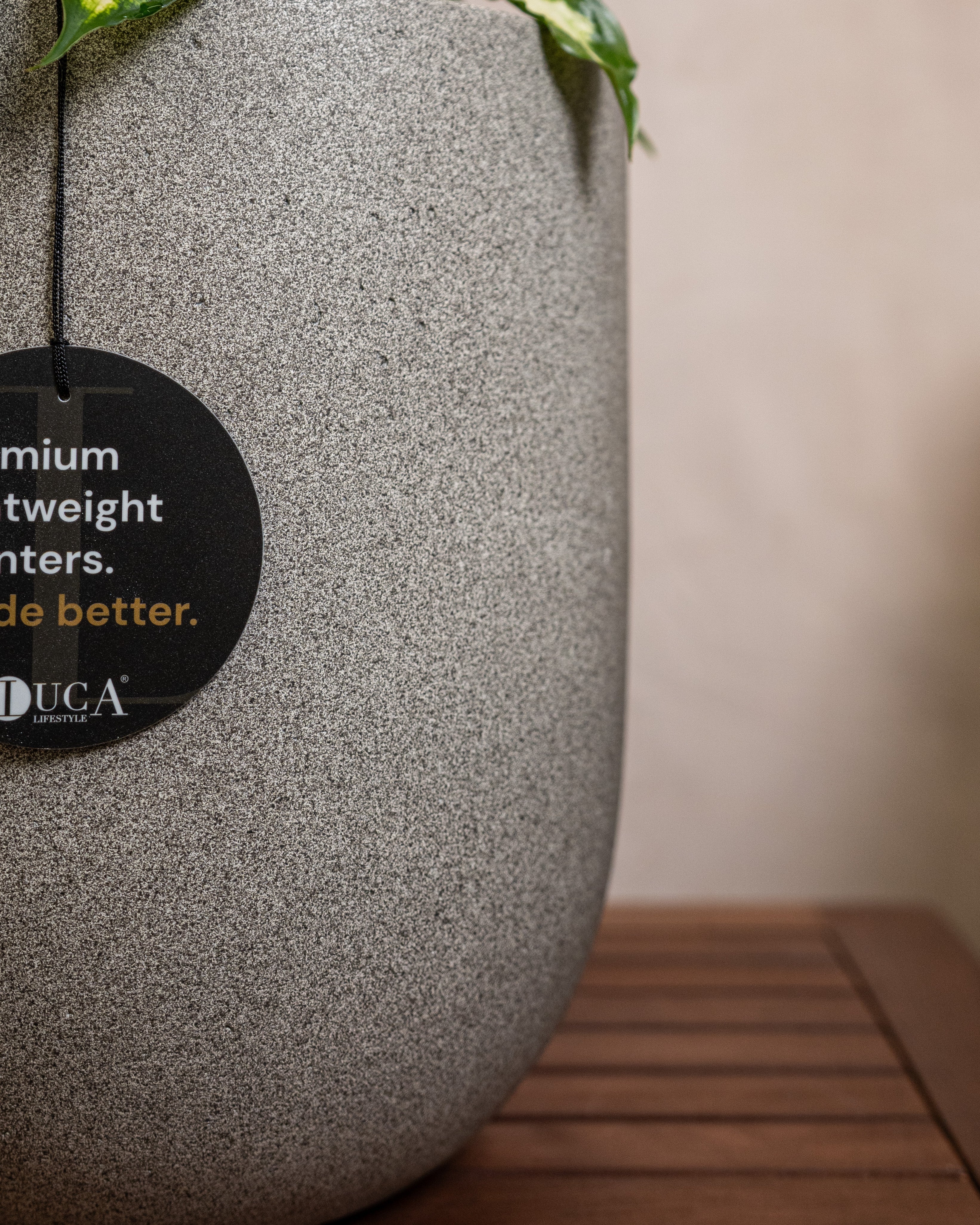 Grigio Tall Egg Pot | Premium Planter, Dia. 30–88 cm - Acacia Garden Center