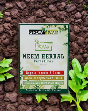 Growfast Organic Shalimar Neem Herbal Fertilizer Powder 200GM - Acacia Garden Center