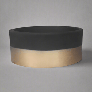 Hand Painted Pot - 2 Color Round Pot - Acacia Garden Center