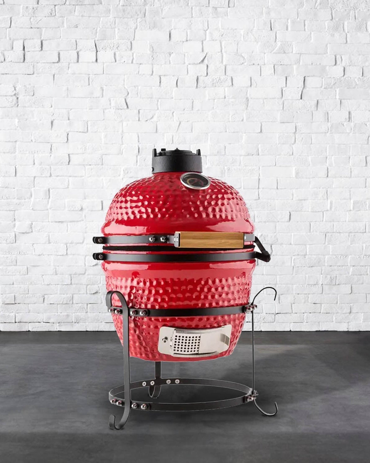 Kimpu Kamado Grill 13″ Classic (KS - KP13R) | Compact Ceramic - Acacia Garden Center