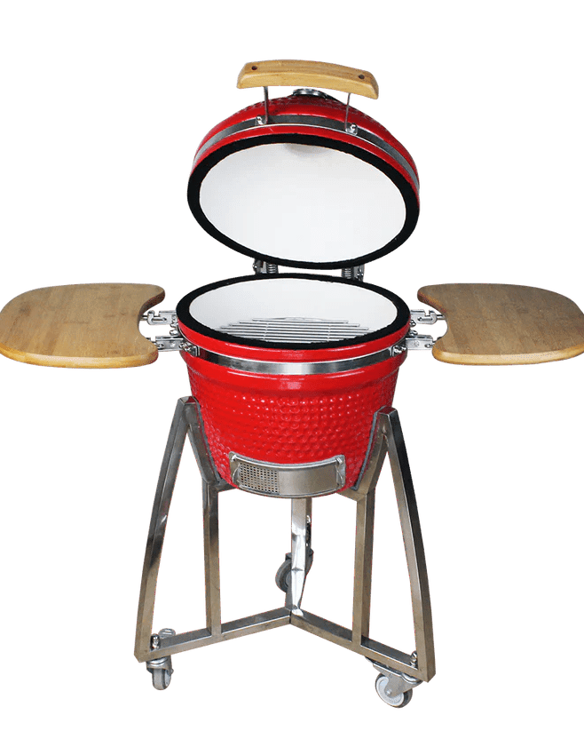 Kimpu Kamado Grill 21″ Deluxe (KS - KP21R) | Ceramic, 3 Colours - Acacia Garden Center