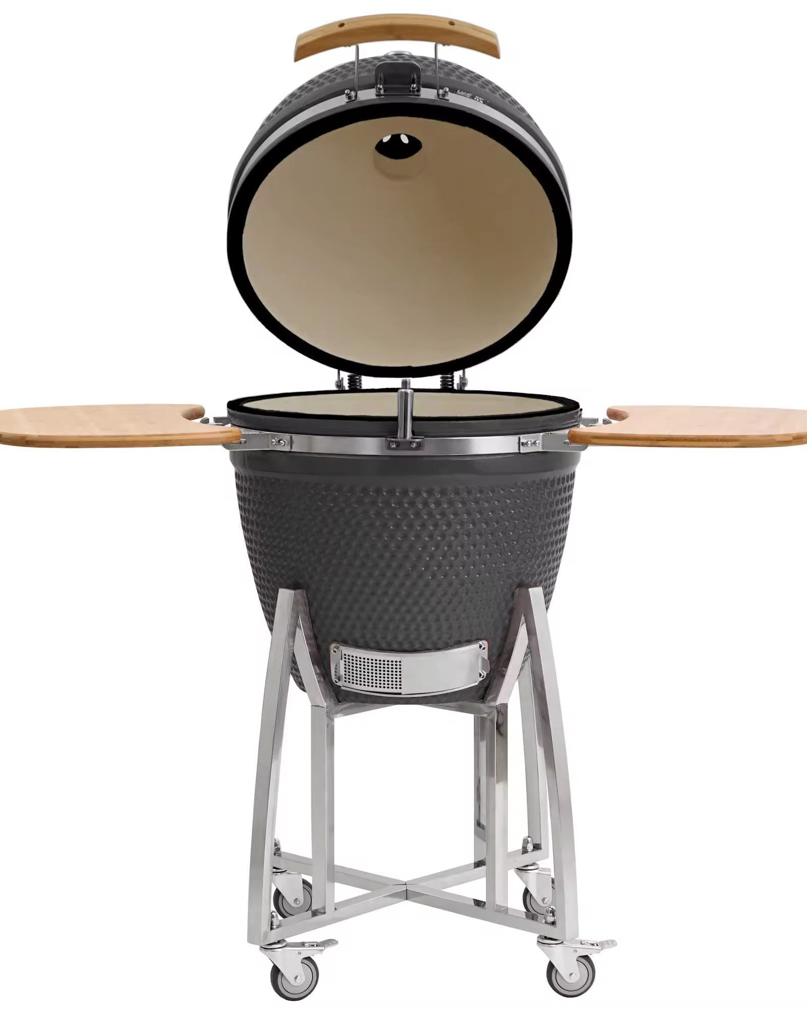 Kimpu Kamado Grill 21″ Deluxe (KS - KP21R) | Ceramic, 3 Colours - Acacia Garden Center