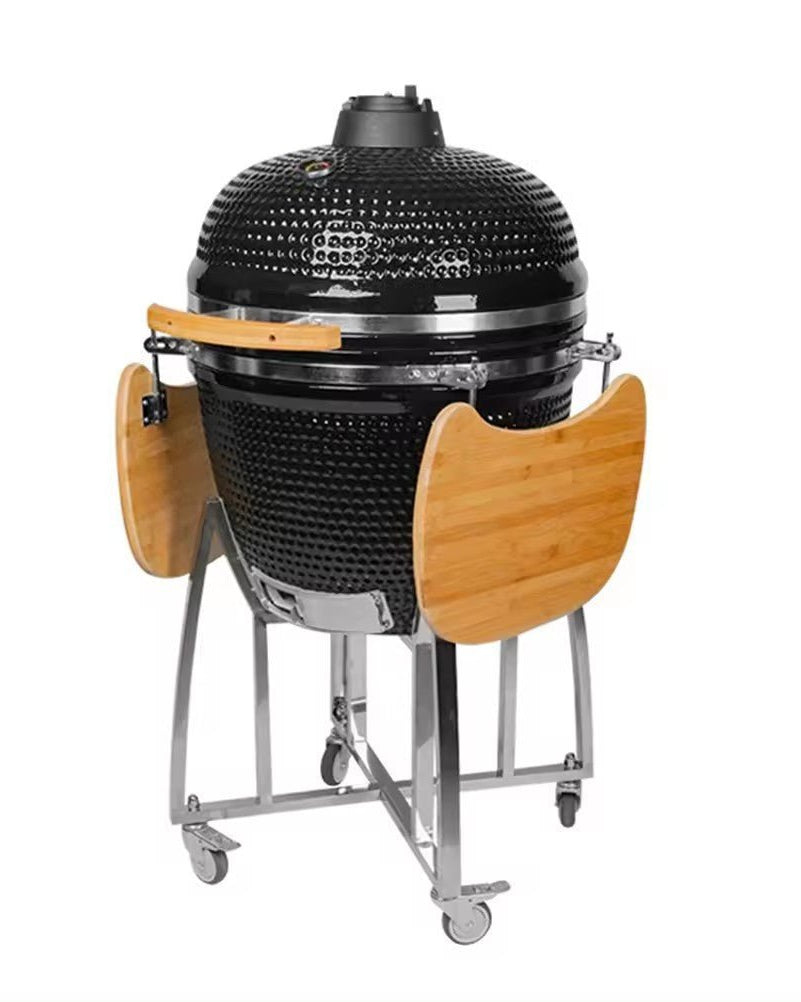 Kimpu Kamado Grill 23″ Deluxe (KS - KP23R) | Ceramic, 3 Colours - Acacia Garden Center