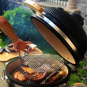 Kimstone Cooking Grid Expander Outdoor Grilling (16'' & 21'') - Acacia Garden Center