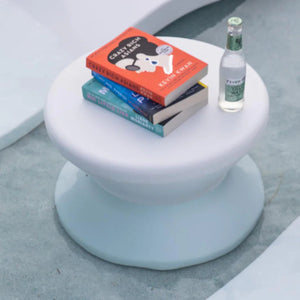 Ledge Lounger Signature 14" Standard Side Table Without Umbrella Hole - Acacia Garden Center