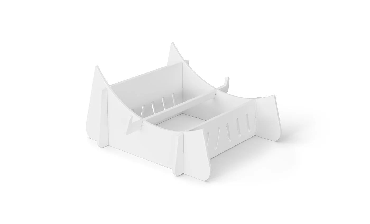 Ledge Lounger Signature Chaise Riser 9" to 12" - White - Acacia Garden Center