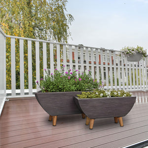 Leggy Pot Dw185390 - Brown - Acacia Garden Center