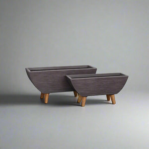 Leggy Pot Dw185390 - Brown - Acacia Garden Center