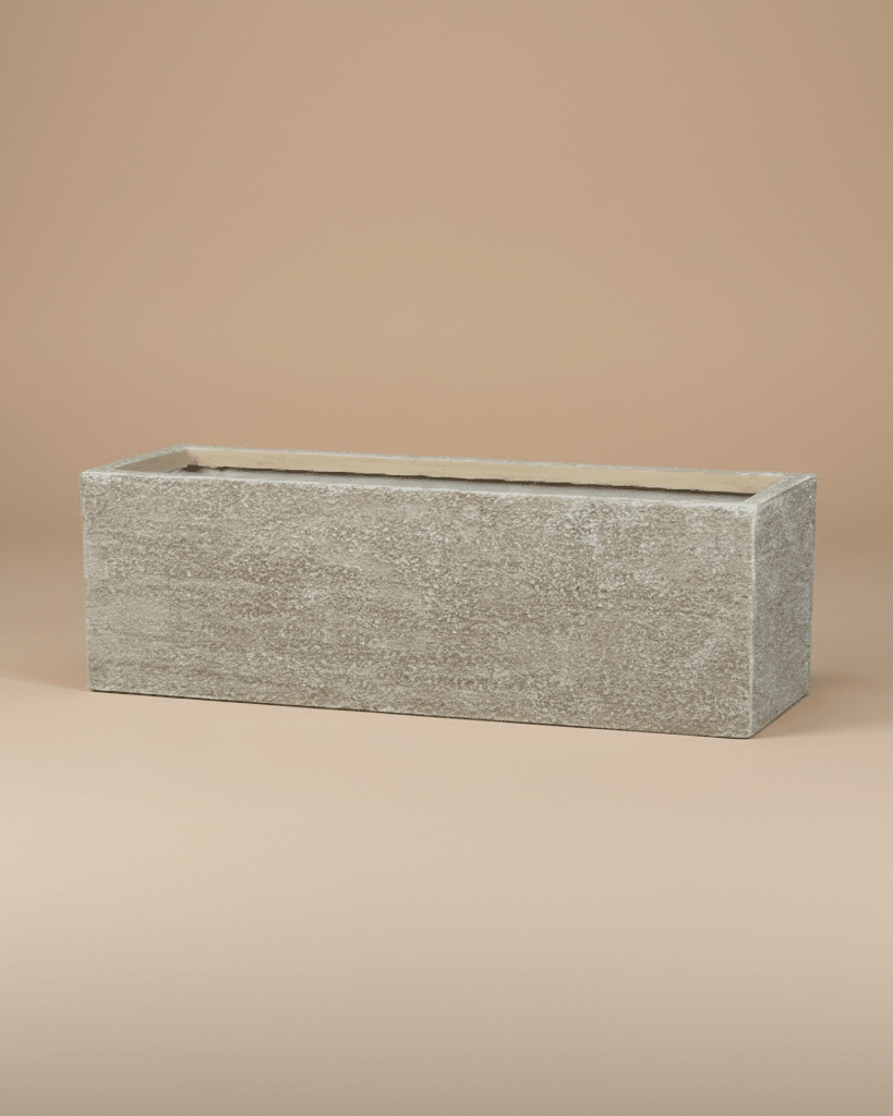 Logan Rectangular Pot - Lightweight, Heat - Tolerant - Acacia Garden Center
