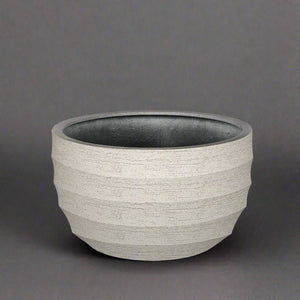 Luca Lifestyle - Bordo New Egg Pot Low - Acacia Garden Center