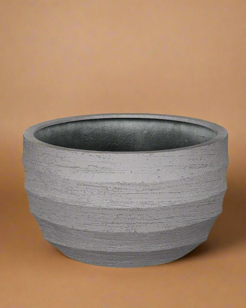 Luca Lifestyle - Bordo New Egg Pot Low - Acacia Garden Center