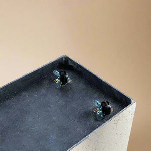 Luca Lifestyle Grigio Box With Wheels Antique White - Acacia Garden Center