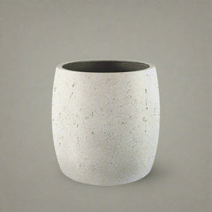 Luca Lifestyle - Grigio Modern Pot, Antique White - Acacia Garden Center