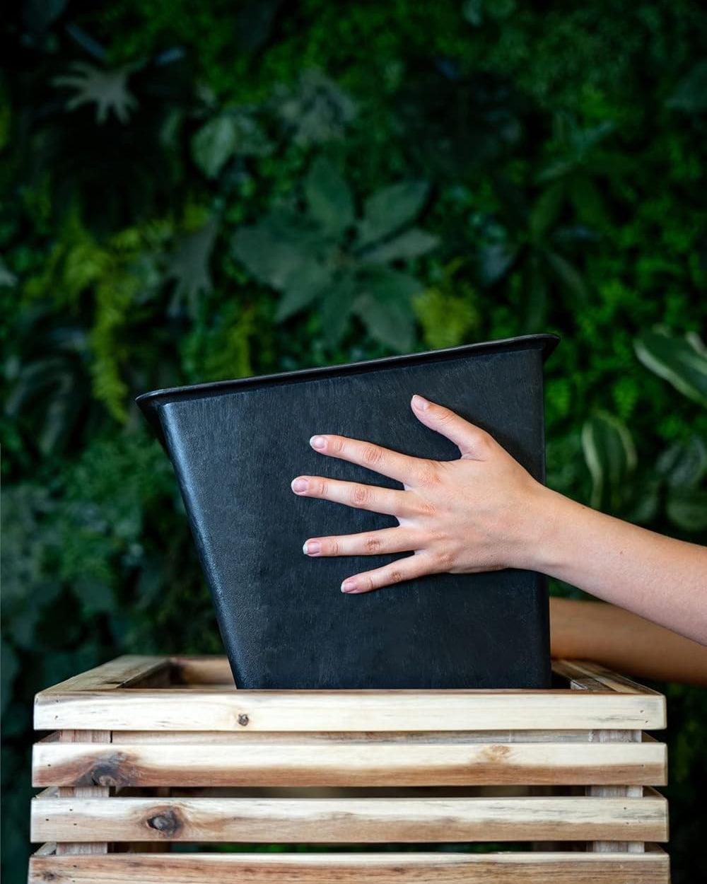 Wooden Luca Lifestyle Marrone Orizzontale Cube - Acacia Garden Center
