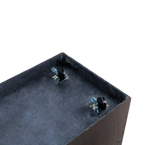 Luca Lifestyle Struttura Box With Wheels Light Brown - Acacia Garden Center