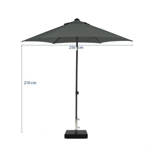 Madison Mykanos Push - Up 250cm Polyester Grey - Acacia Garden Center