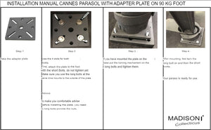 Madison Parasol Asymetric Sideway 360x220 - Acacia Garden Center