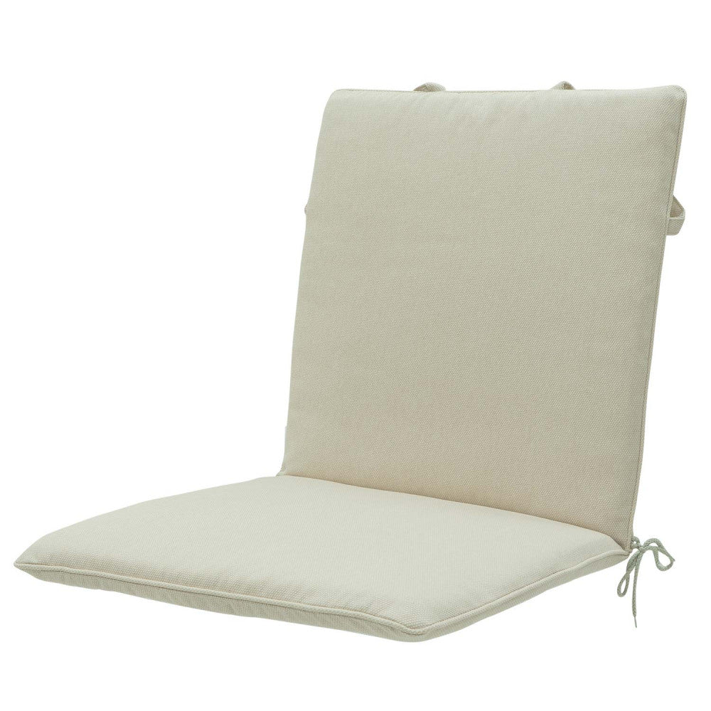 Madison Stacking chair cushion Canvas Eco+ Silver nature outdoor 100% Eco 97x49cm - Acacia Garden Center