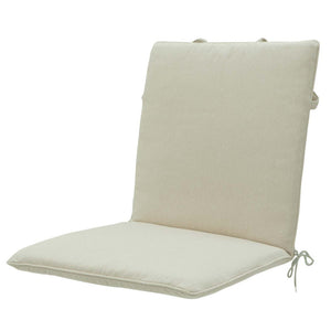 Madison Stacking chair cushion Canvas Eco+ Silver nature outdoor 100% Eco 97x49cm - Acacia Garden Center